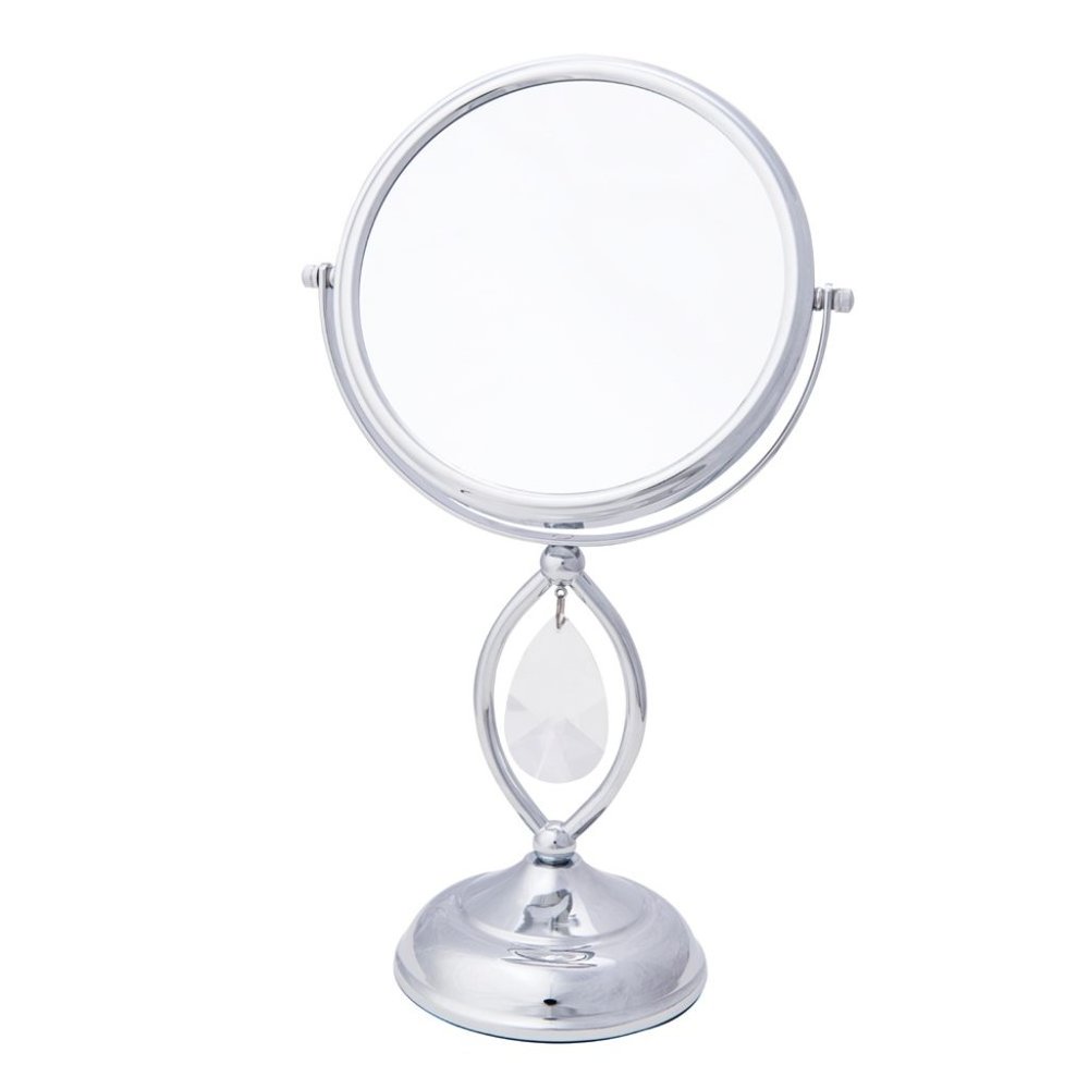 Danielle Crystal Dangle Vanity 5x Mirror, Chrome